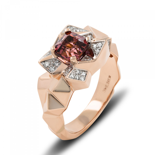 Gold Ring With Tourmaline