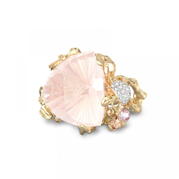 Kollasest kullast sõrmus 