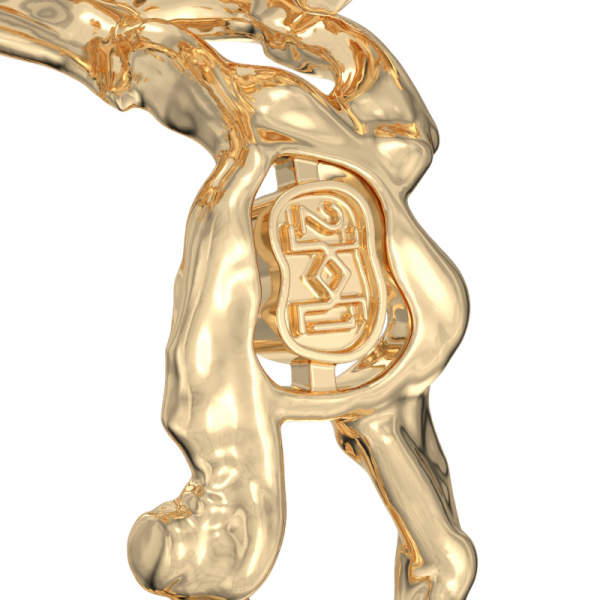 Kollasest kullast sõrmus