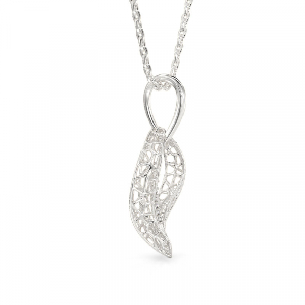 Gold Pendant Jasmine Leaf 