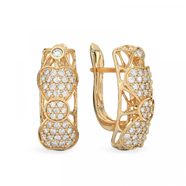 Yellow Gold Earrings