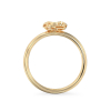Yellow gold ring “Four-leaf Clover”