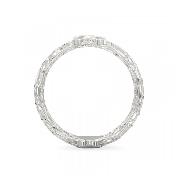 White gold ring “X-Coral”