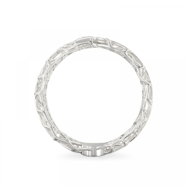 Valgest kullast sõrmus „Korallipits”