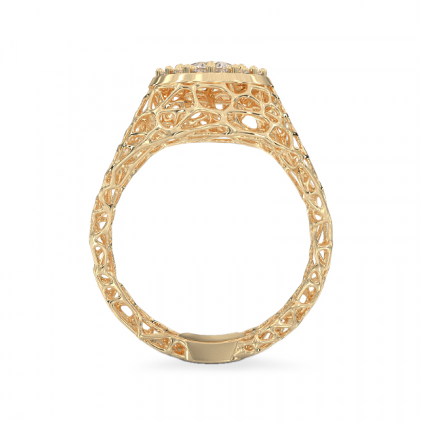 Chic Yellow Gold Ring