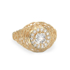 Chic Yellow Gold Ring
