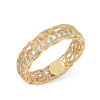 Yellow Gold Ring Lacy Fairy Tale 
