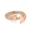 Coral Rose Gold Ring