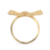 Yellow Gold  Ring Butterfly