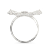 White Gold  Ring Butterfly 