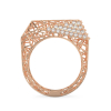 Spider Web Rose Gold Ring