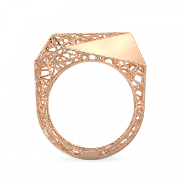 Spider Web Rose Gold Ring