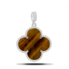 Silver Pendant With Tiger's eye