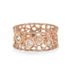 Coral BubblesRing With Stones From Rose Gold