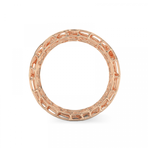 Coral BubblesRing With Stones From Rose Gold