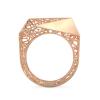 Charming Spider Web Rose Gold Ring