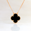 Necklace Clover With Onyx