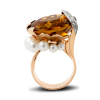 Gold Ring With Citrine