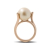 Magic Gold Ring With Yellow Pearl