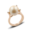 Magic Gold Ring With Yellow Pearl