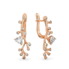 Branch Earrings from Rose Gold